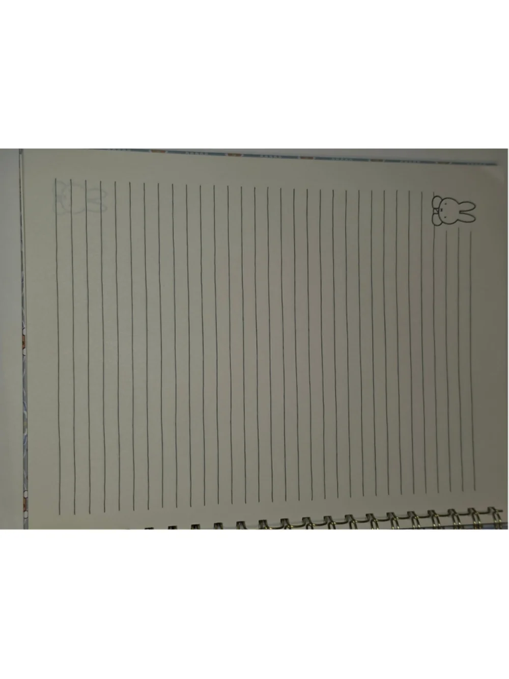 NB-2477 Miffy Spiral Notebook and Pen Set 160 Sheet hardback Green Pink